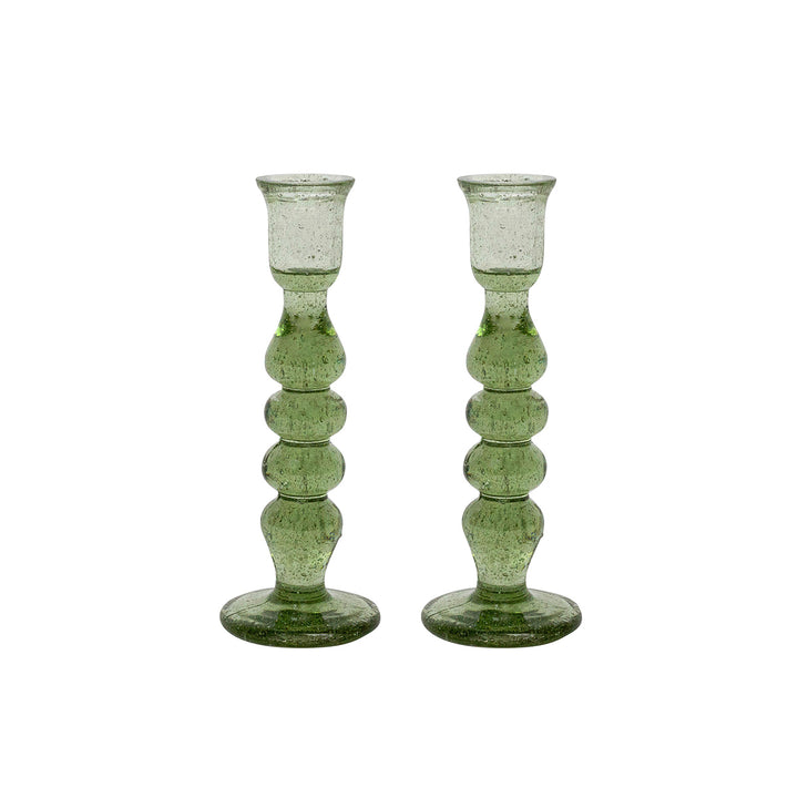 Provence 7" Candlestick Set/2 - Basil