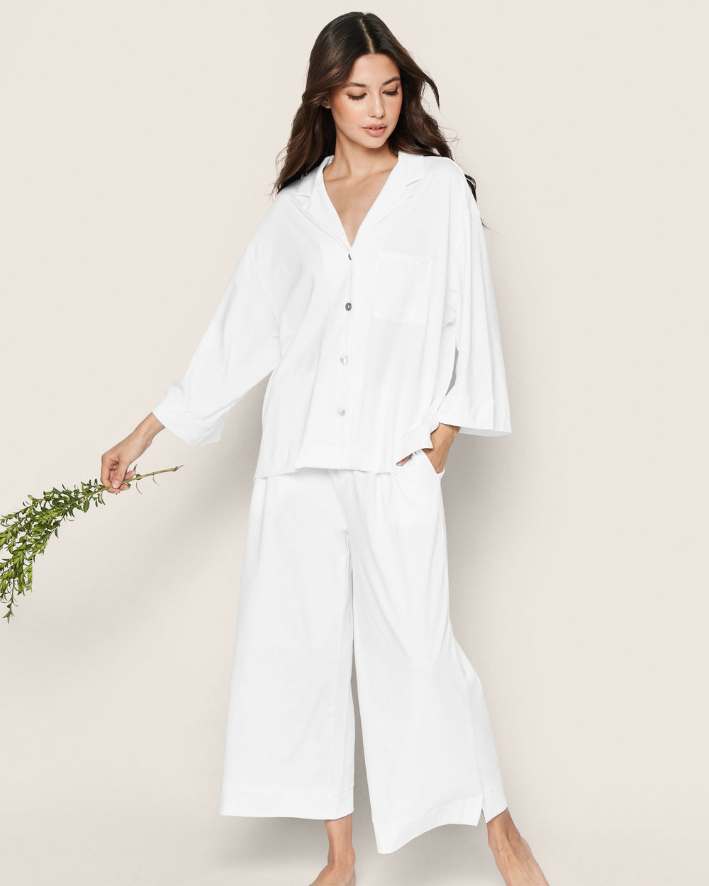Women's Pima Olivia In White
