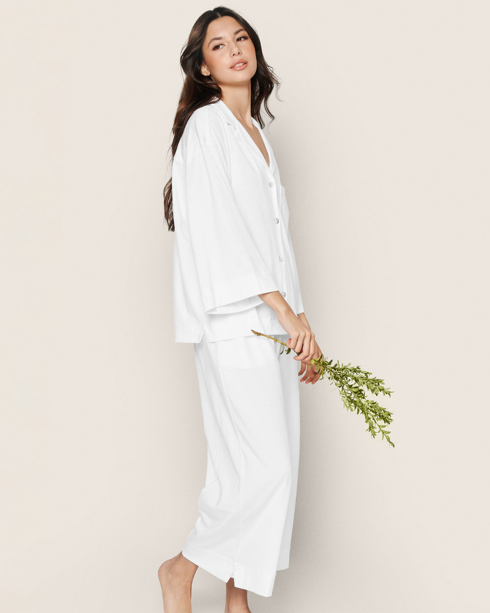 Women's Pima Olivia In White