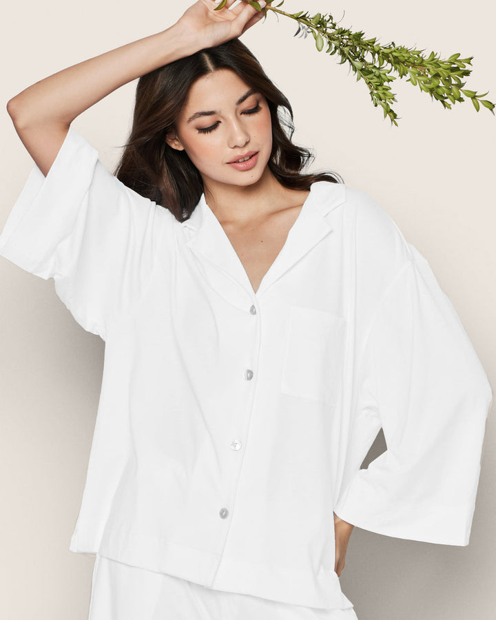 Women's Pima Olivia In White