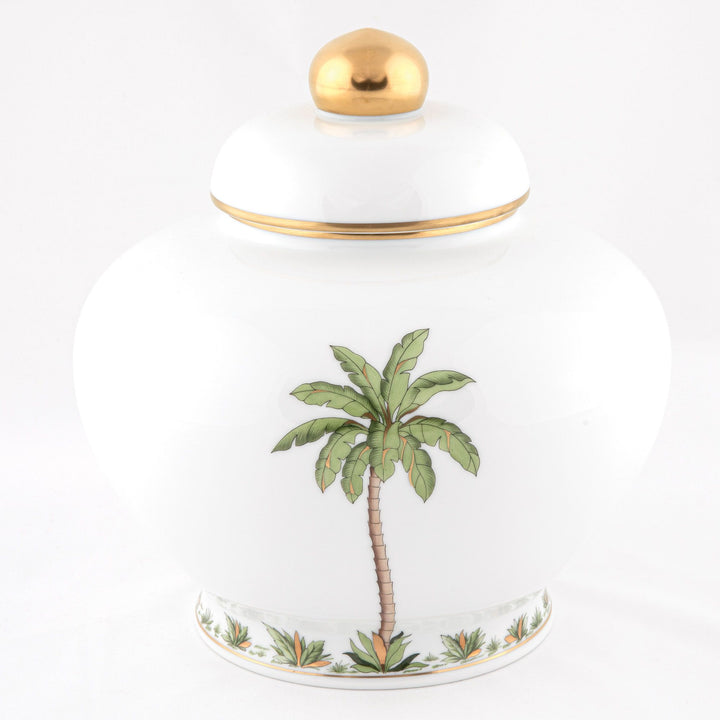 Palm Tree Ginger Jar