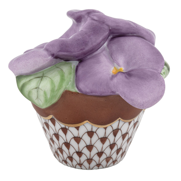 Pansies In Flowerpot