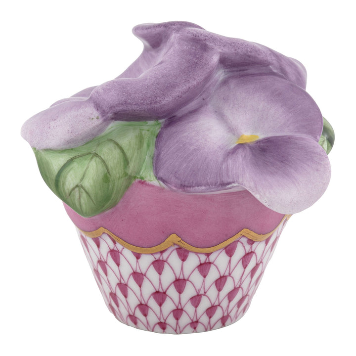 Pansies In Flowerpot