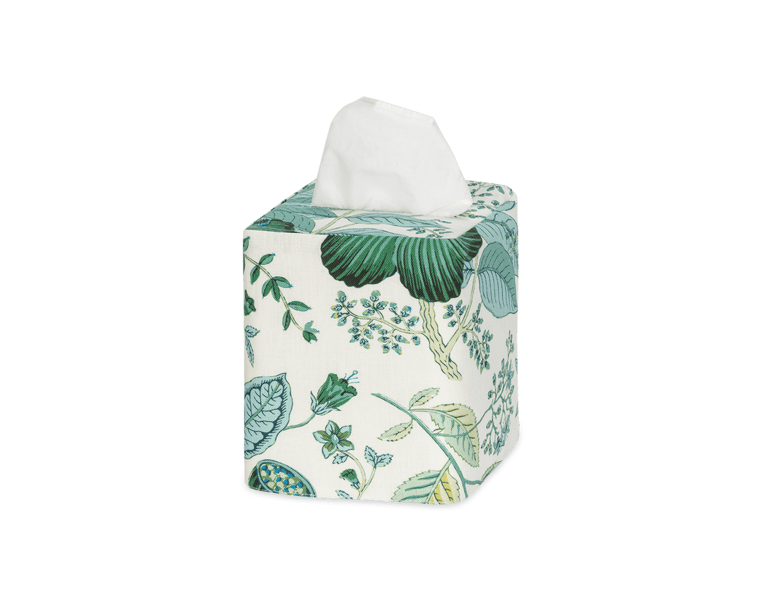 Pomegranate Linen Tissue Box Cover by Matouk