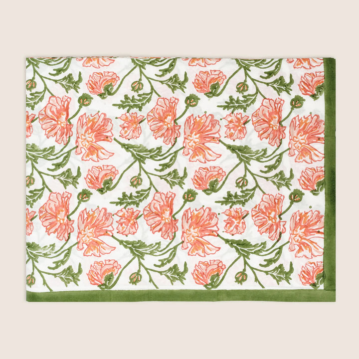 Poppy Cloister 108" Round Tablecloth
