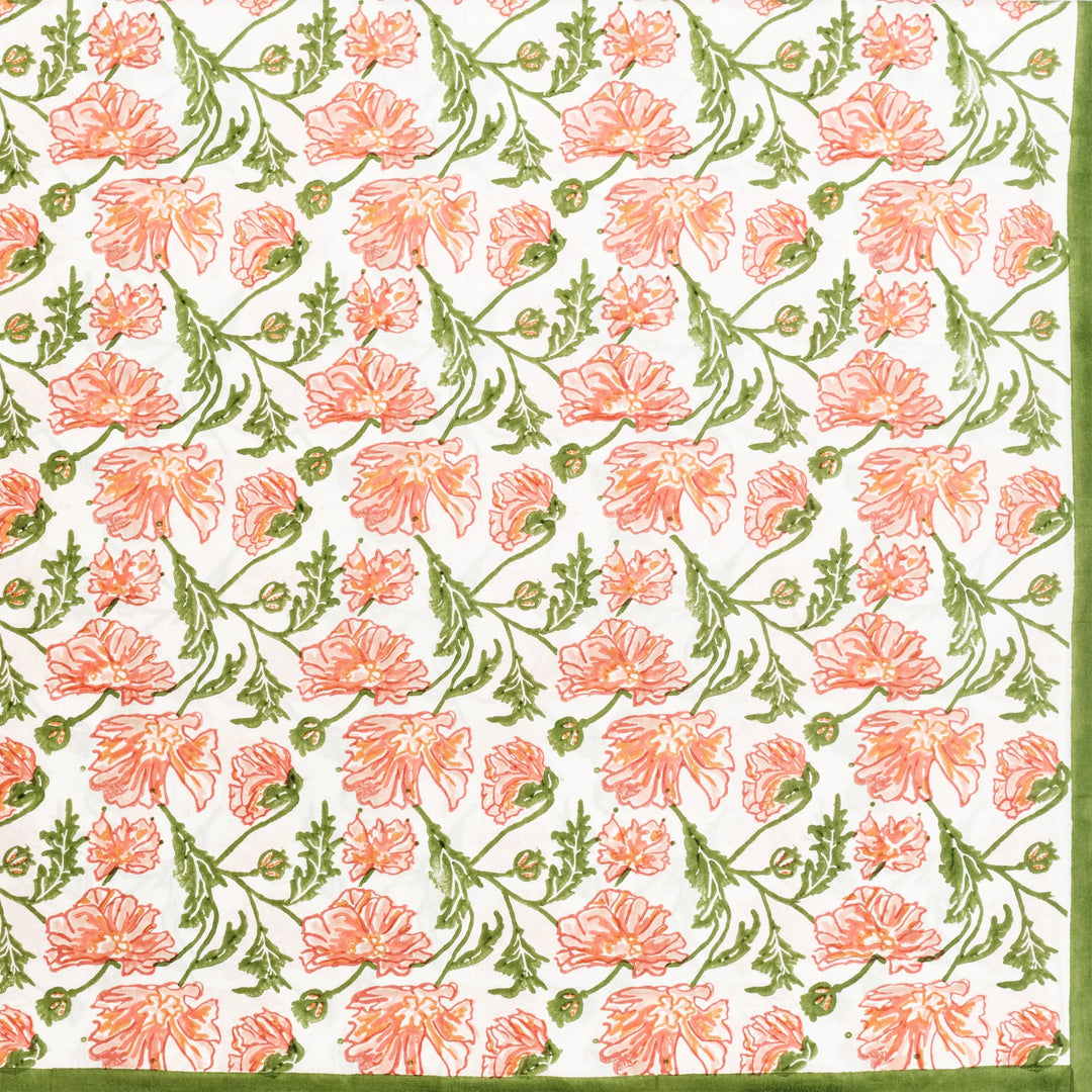Poppy Cloister 108" Round Tablecloth