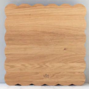 Square Scalloped Cutting Board