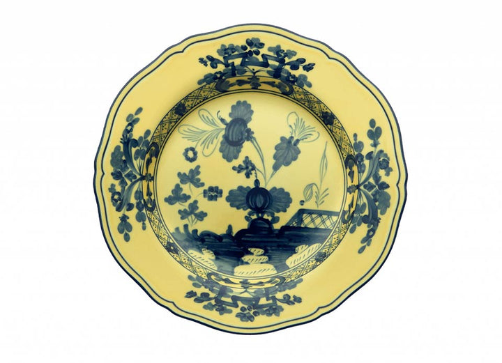 Ginori 1735 Oriente Italiano Citrino Flat Dessert Plate