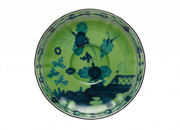 Ginori 1735 Oriente Italiano Malachite Coffee Saucer