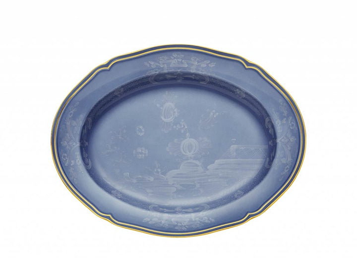 Ginori 1735 Oriente Italiano Pervinca Oval Flat Platter