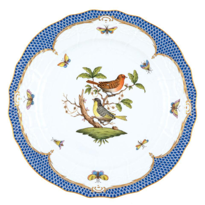 Rothschild Bird Blue Service Plate