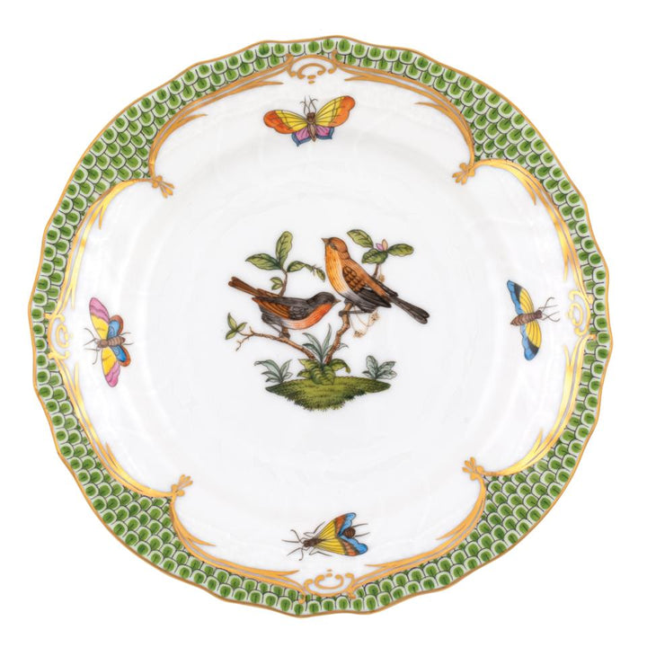 Rothschild Bird Green Bread And Butter Plate