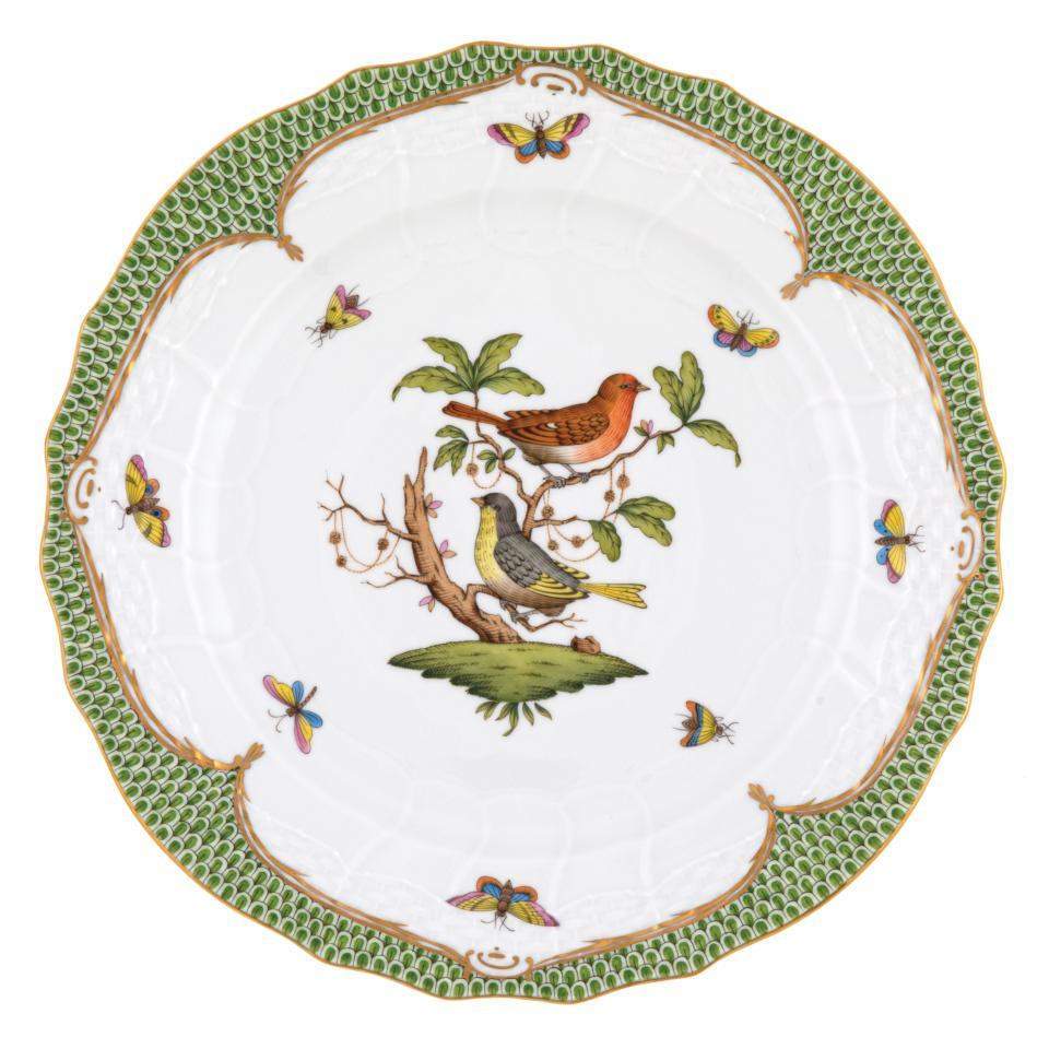 Rothschild Bird Green Service Plate