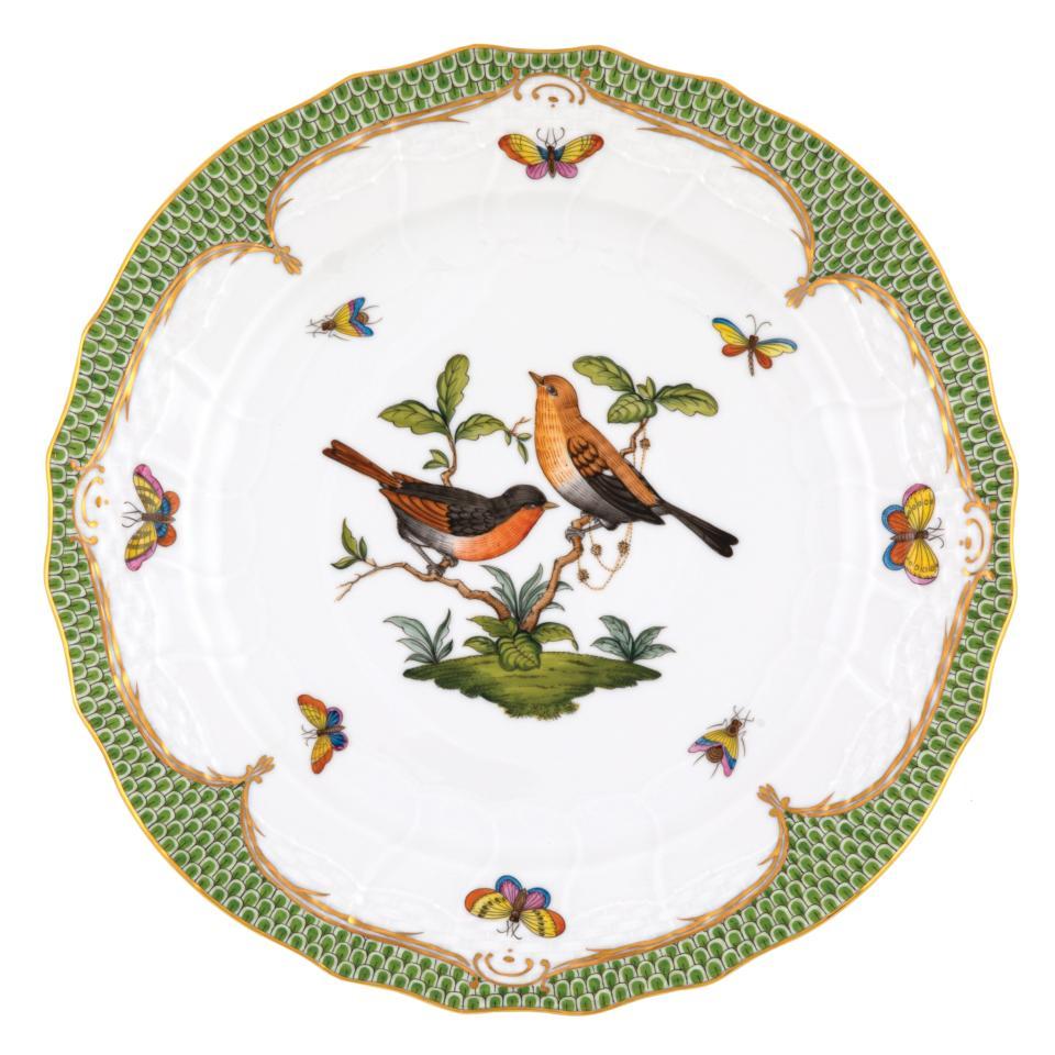 Rothschild Bird Green Service Plate