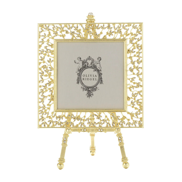 Gold Isadora 4" x 4" Frame on Easel