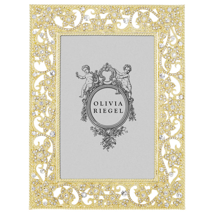 Gold Flora 4" x 6" Frame