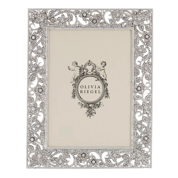 Silver Flora 5" x 7" Frame