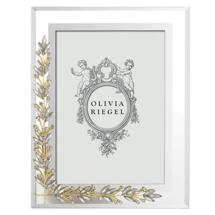 Gold & Silver Laurel 5" x 7" Frame