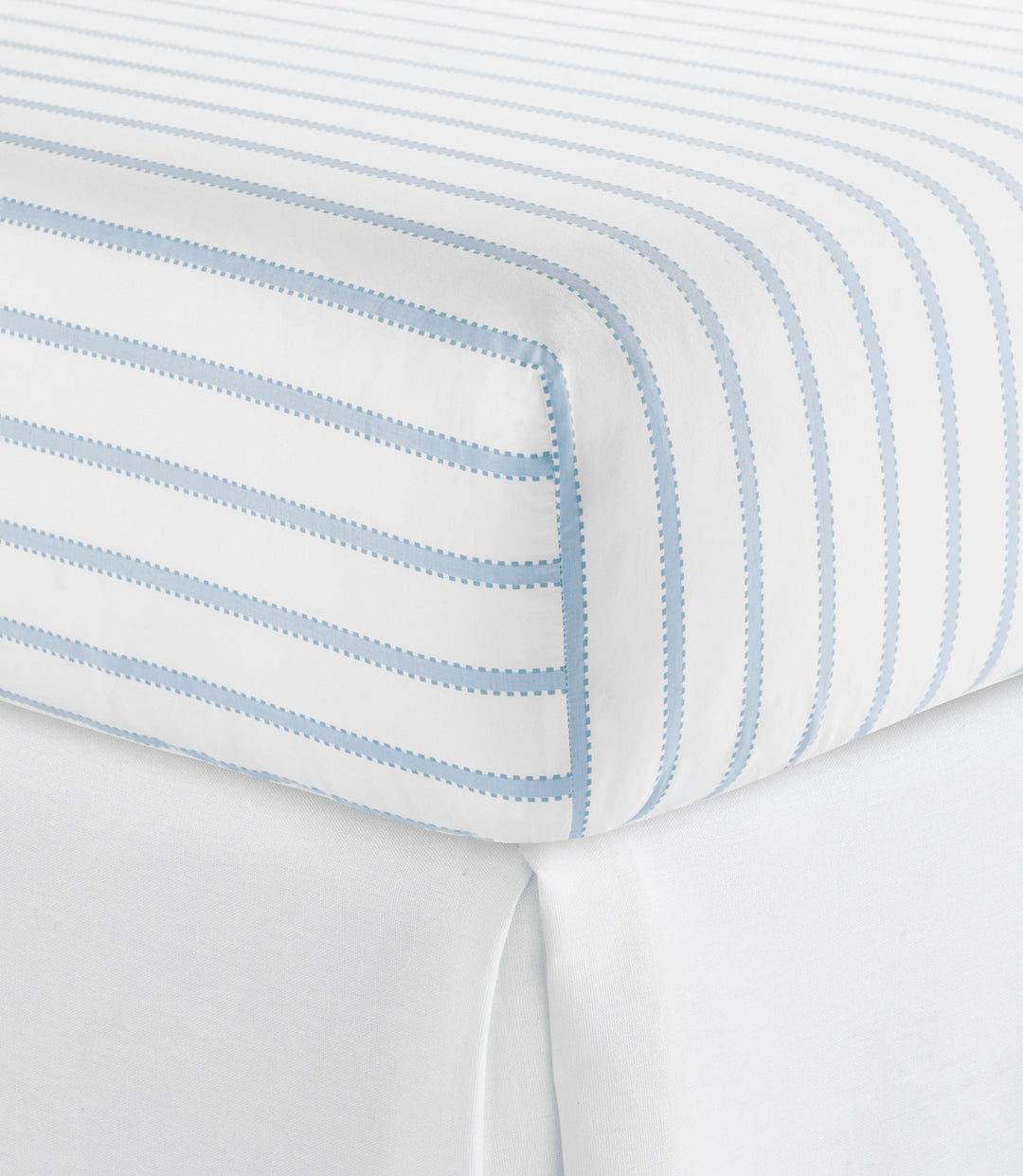 Ribbon Stripe Percale Queen Fitted Sheet