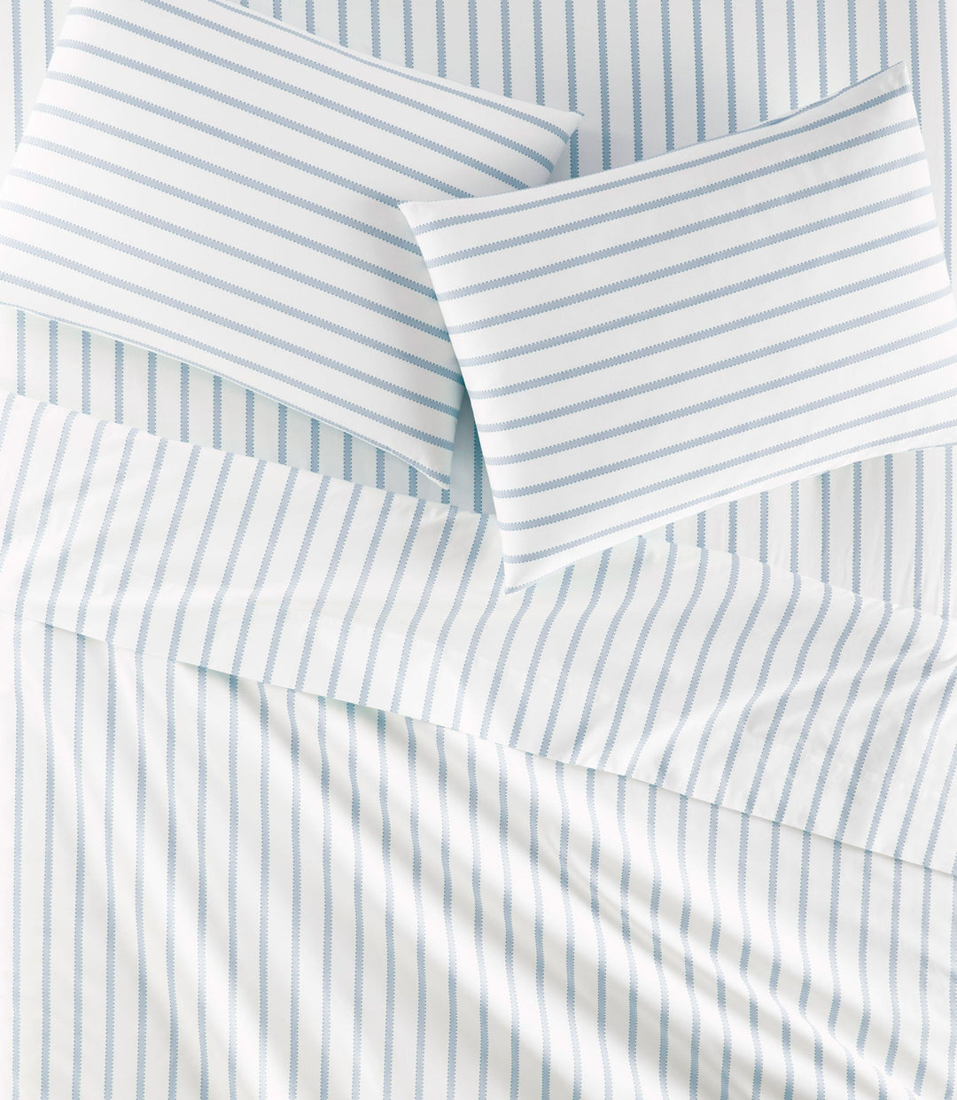 Ribbon Stripe Percale Queen Fitted Sheet