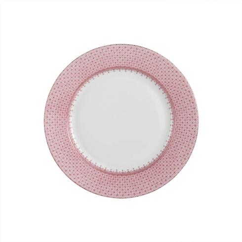 Lace - Pink Dessert Plate