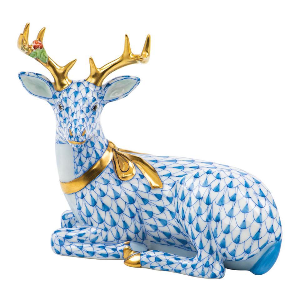 Lying Christmas Deer