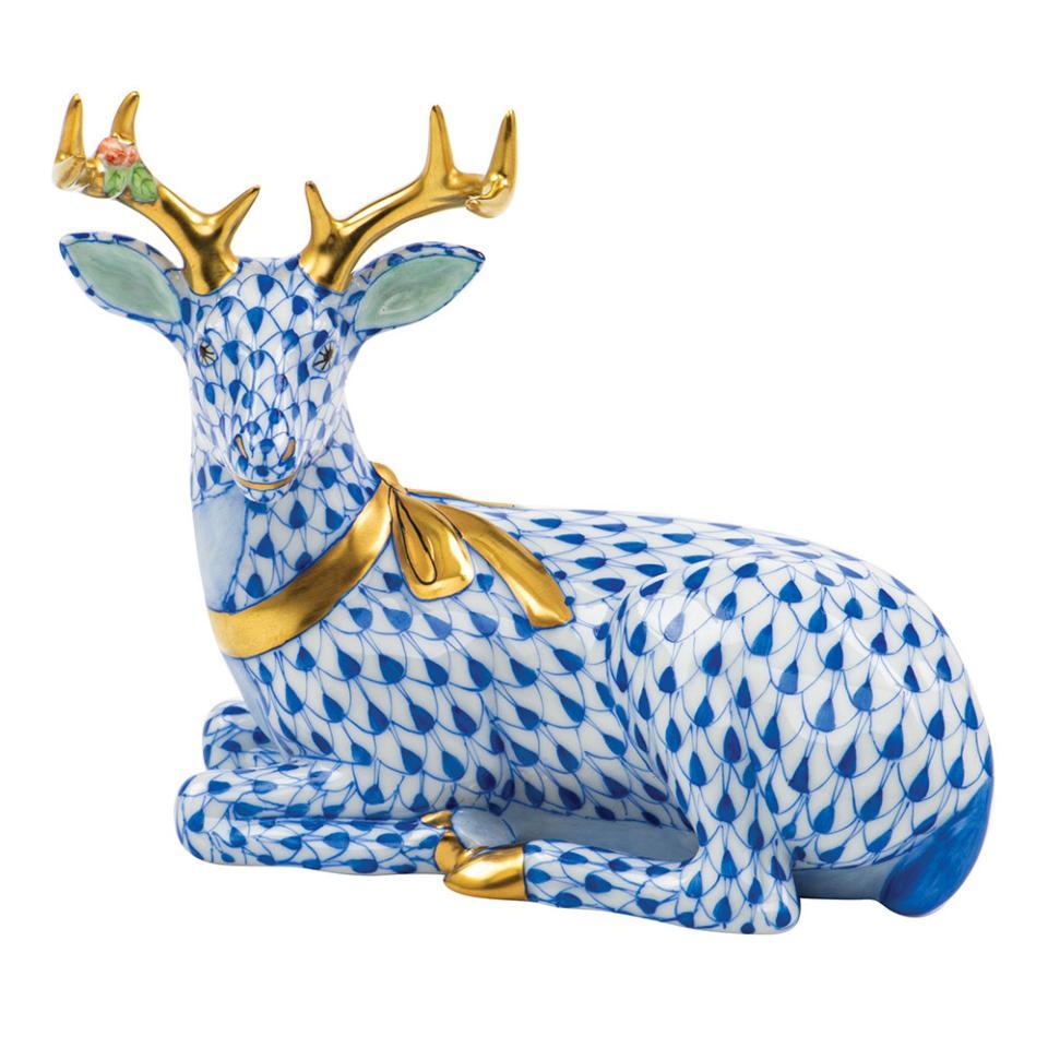 Lying Christmas Deer