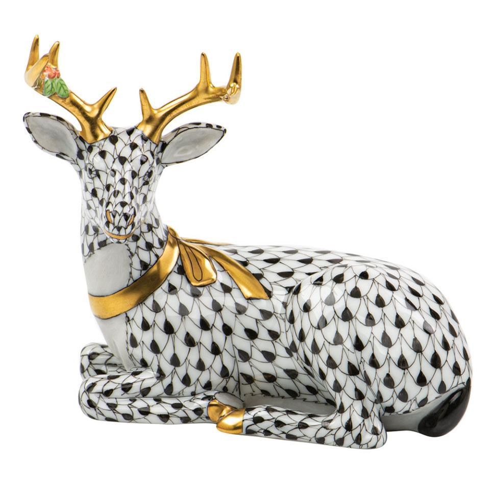 Lying Christmas Deer