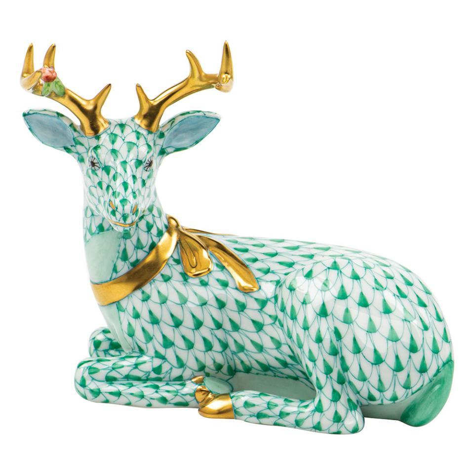 Lying Christmas Deer