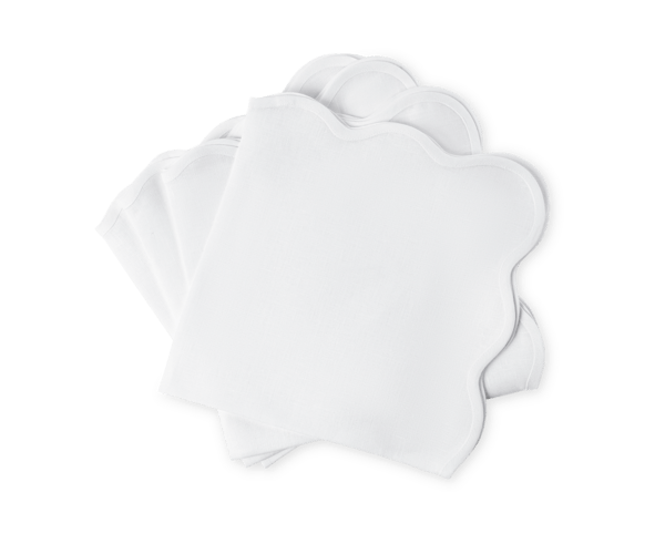 Scallop Edge 22 x 22 Napkins (set of 4)