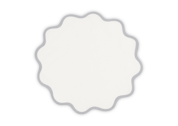 Scallop Edge Circle Placemat 16"  Round - set of 4
