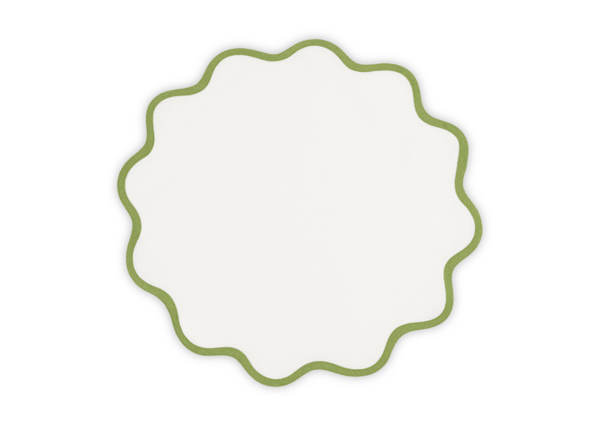 Scallop Edge Circle Placemat 16"  Round - set of 4