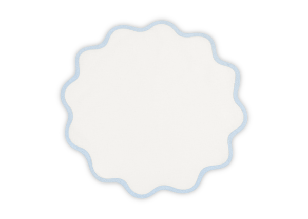 Scallop Edge Circle Placemat 16"  Round - set of 4
