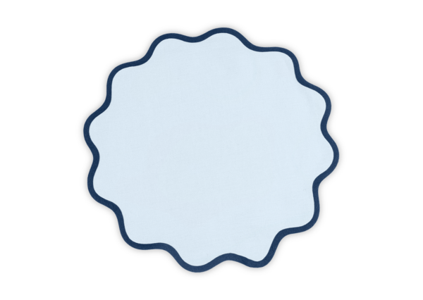 Scallop Edge Circle Placemat 16"  Round - set of 4