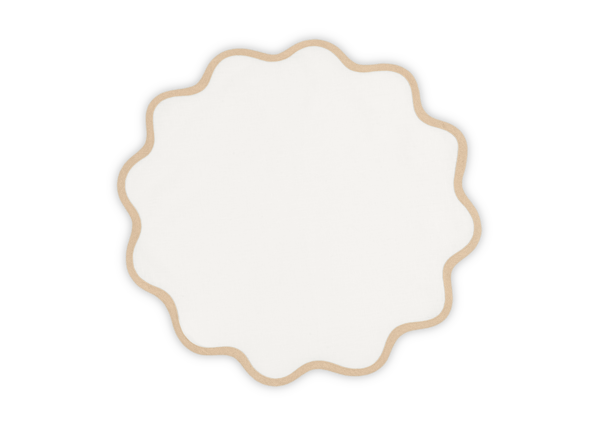 Scallop Edge Circle Placemat 16"  Round - set of 4