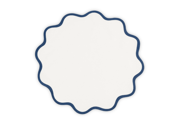 Scallop Edge Circle Placemat 16"  Round - set of 4