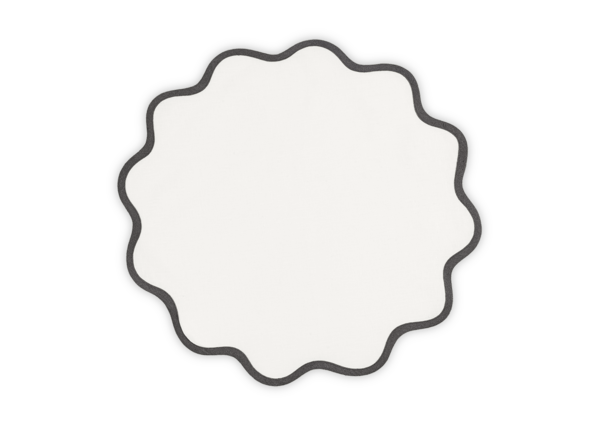 Scallop Edge Circle Placemat 16"  Round - set of 4