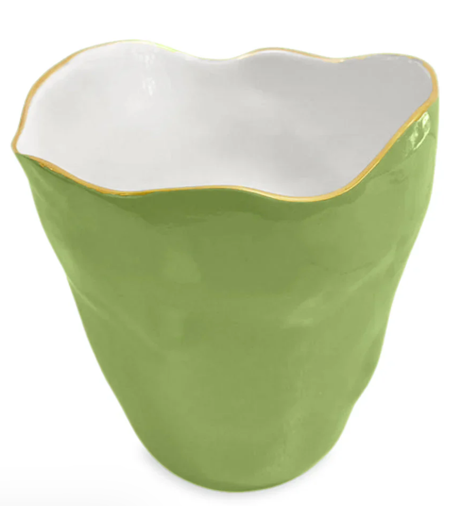 Encanto Soho Large Ice Bucket (Green And Cream)