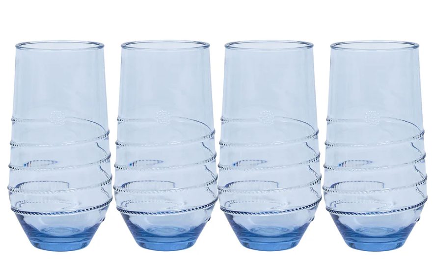 Amalia Acrylic Large Tumbler Set/4 - Ocean