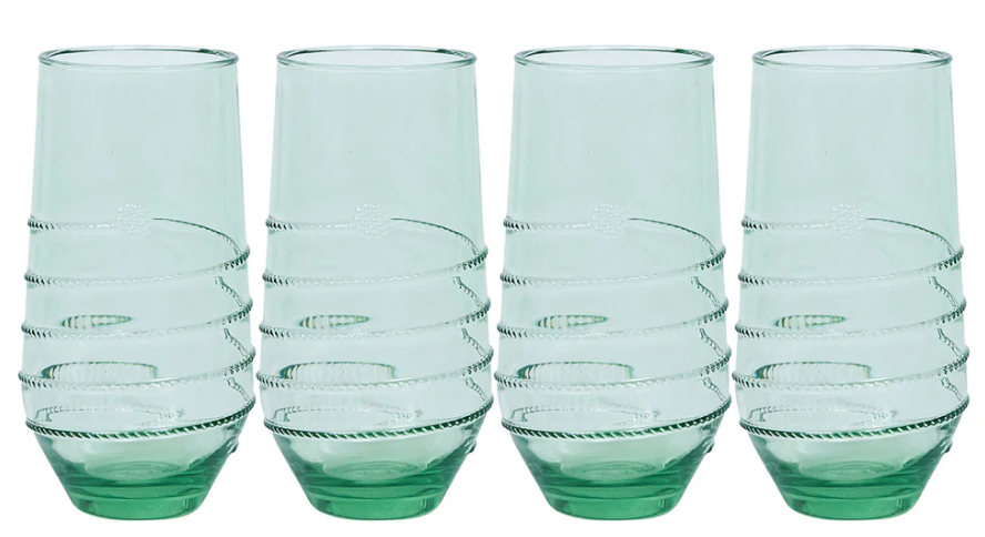 Amalia Acrylic Large Tumbler Set/4 - Seagrass