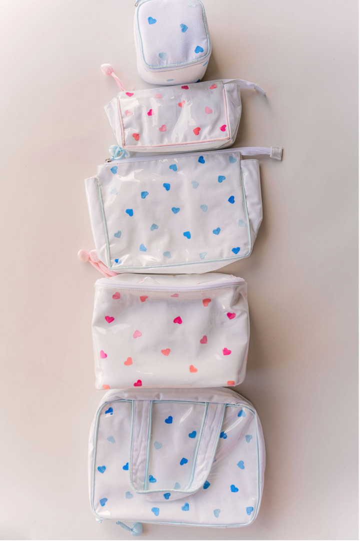 Josie Heart Hanging Cosmetic Bag