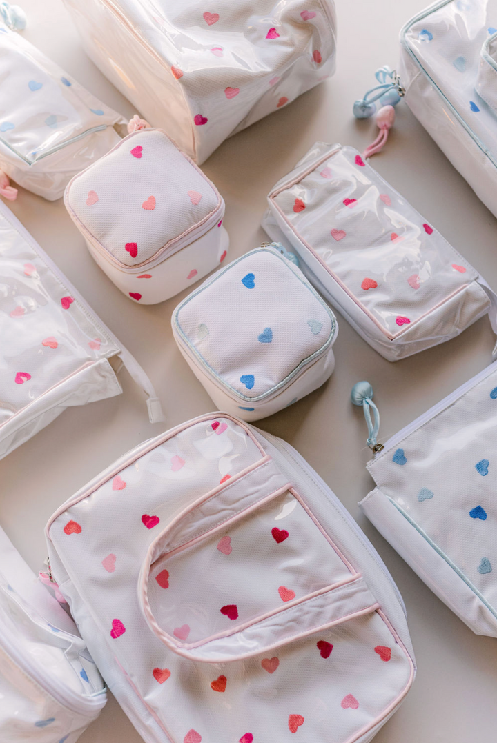 Josie Heart Hanging Cosmetic Bag