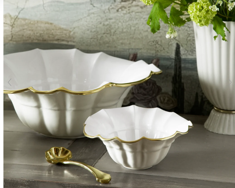 Encanto Tuscany Large Bowl (Cream and White)