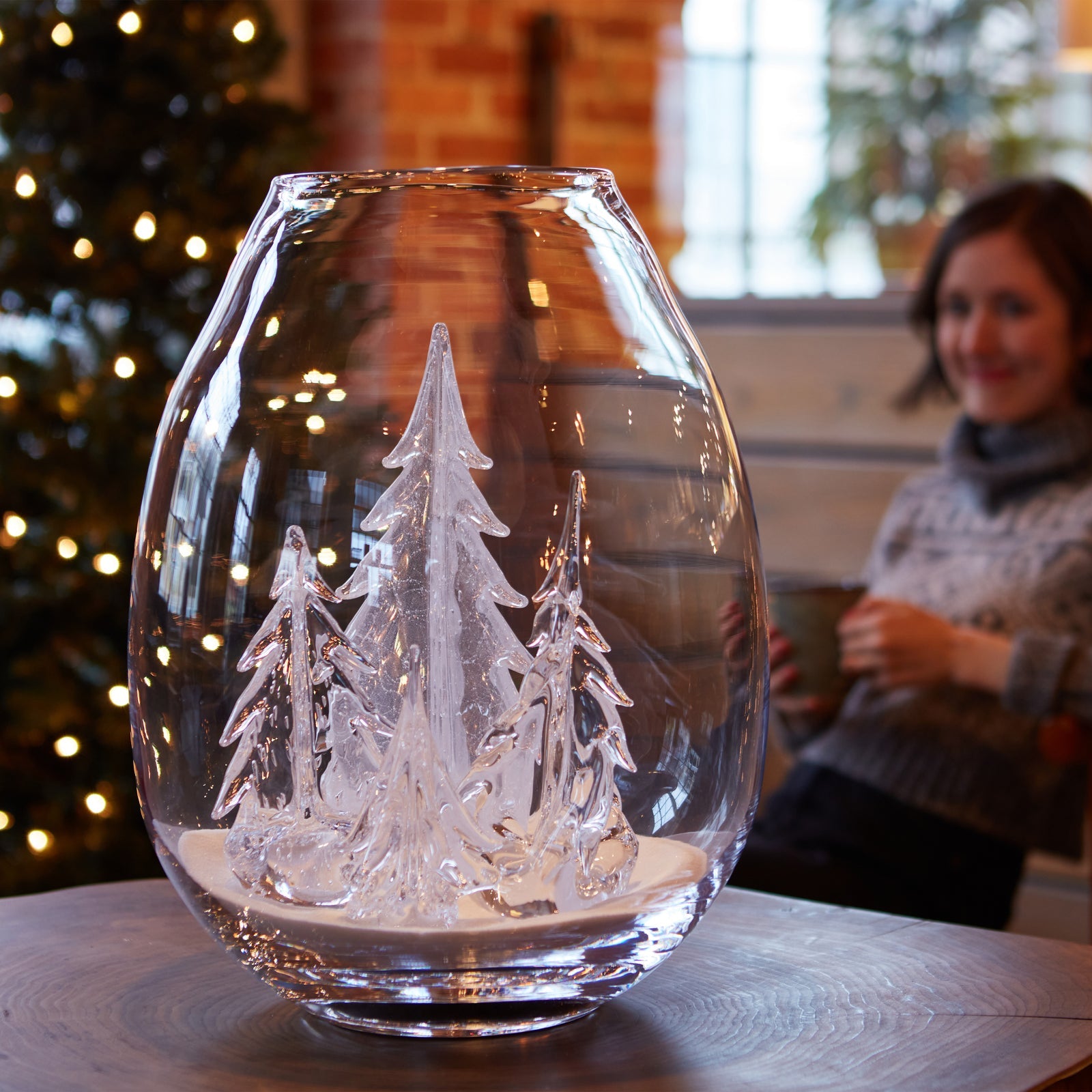 Simon Pearce Woodstock Snow Globe – Quintessentials