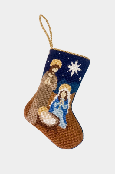 The Nativity - Jesus, Mary and Joseph Bauble Stockings