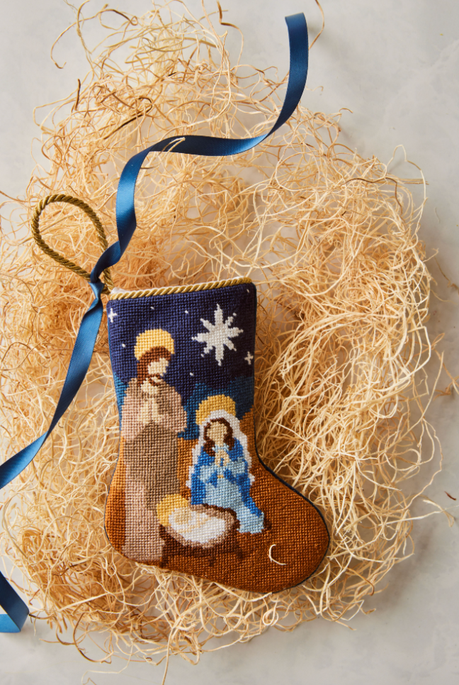 The Nativity - Jesus, Mary and Joseph Bauble Stockings