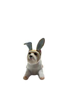 Westie With Bunny Ears