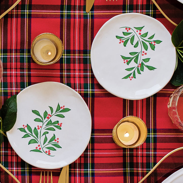 Aria Holiday Cocktail Plate