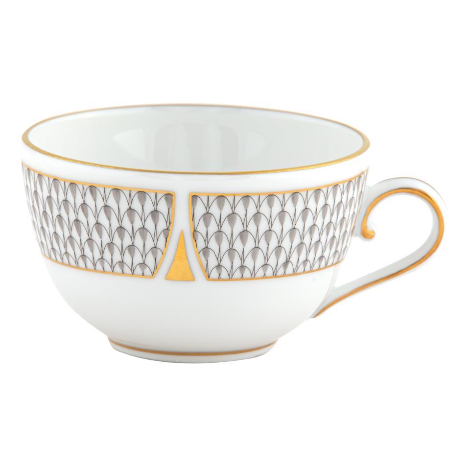 Art Deco Gray Tea Cup