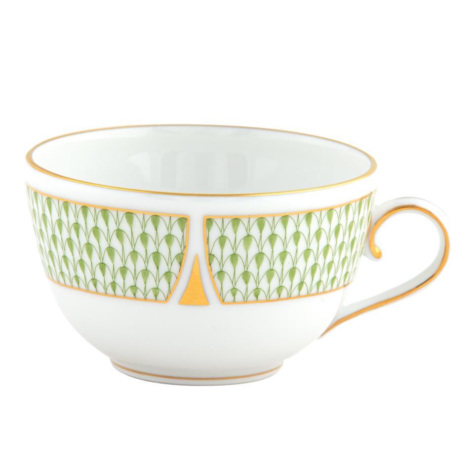 Art Deco Green Tea Cup
